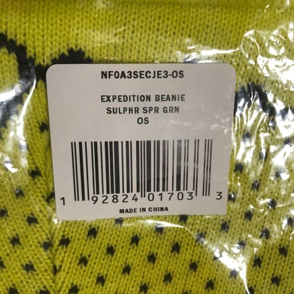 Supreme x The North Face Expedition Beanie Sulphr NWT - Picture 4 of 5